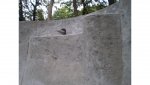 View from deep end of swim out ledge and step taken on morning after gunite day before waterin...jpg