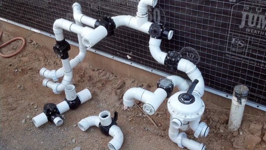 A user fixes a leak in their pools plumbing by using pvc cement commonly found at major hardware stores.