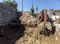 Excavating a 3x6x1m below Front yard finished elevation