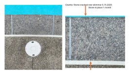 Skimmer granite stone crack at 1 month 5.16.25.jpg