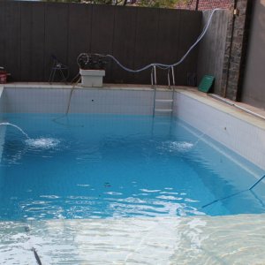 Day 2 - 1st August 8AM - Draining 68000 liters or 17989 gallons in progress.JPG