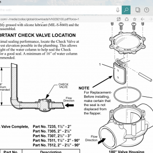 Jandy Check Valve Recommended Location
