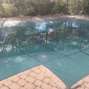Pool Cover with patches