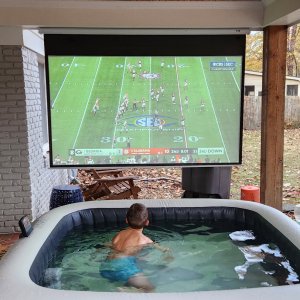 hot tub in front of projector screen.jpg