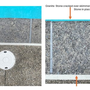 Skimmer granite stone crack at 1 month 5.16.25.jpg