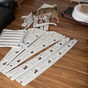 Pile of Ladder Parts