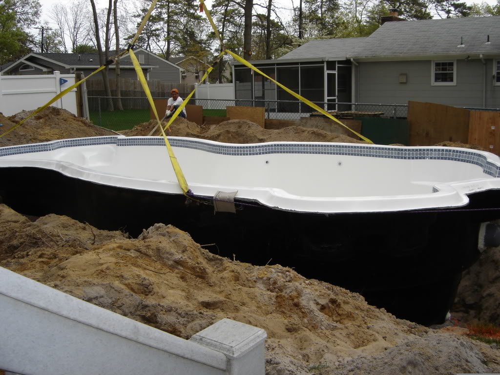 Fiberglass shop pool kit