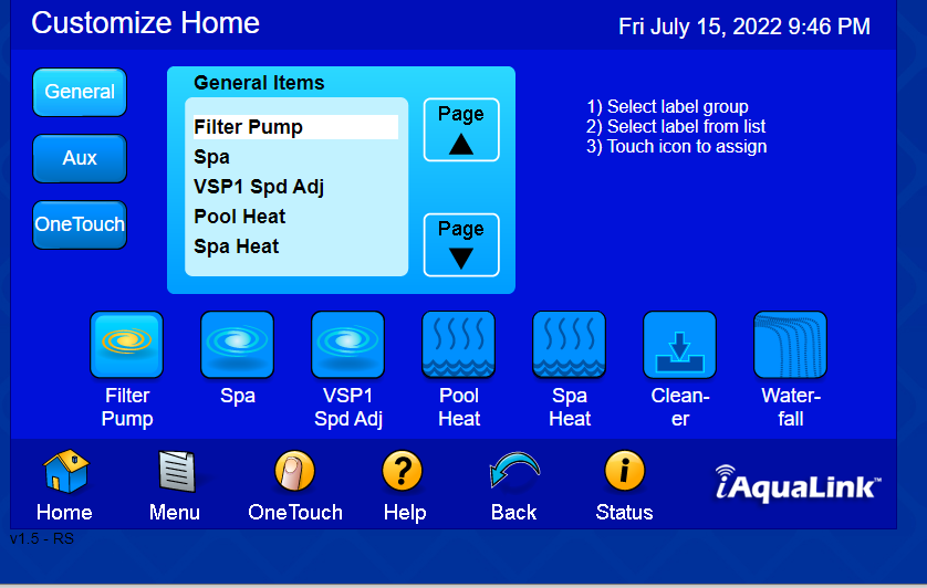Customize Home Screen Setup.PNG