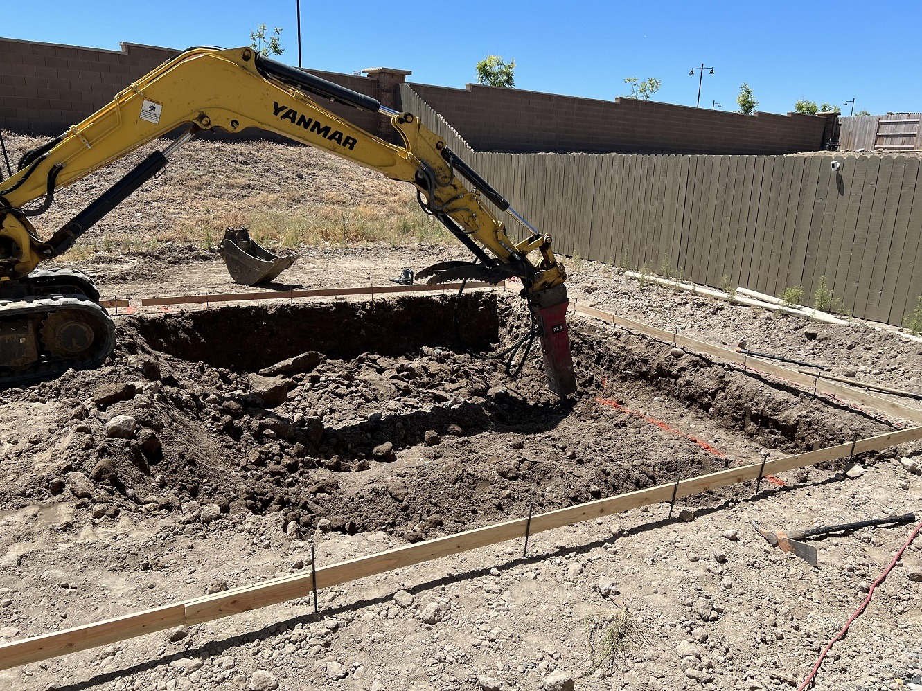 Dig Day 1 Jackhammer