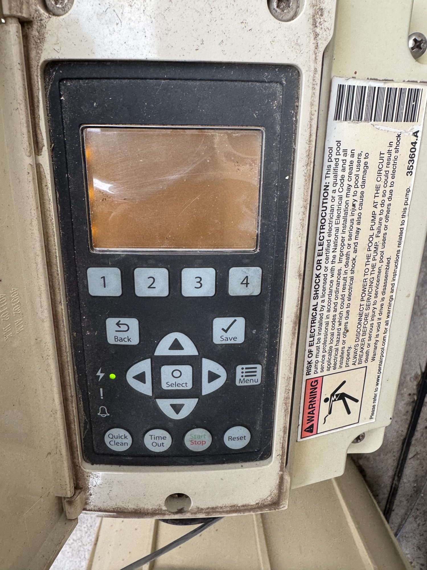 Drive Screen Prior to Tripping.jpg