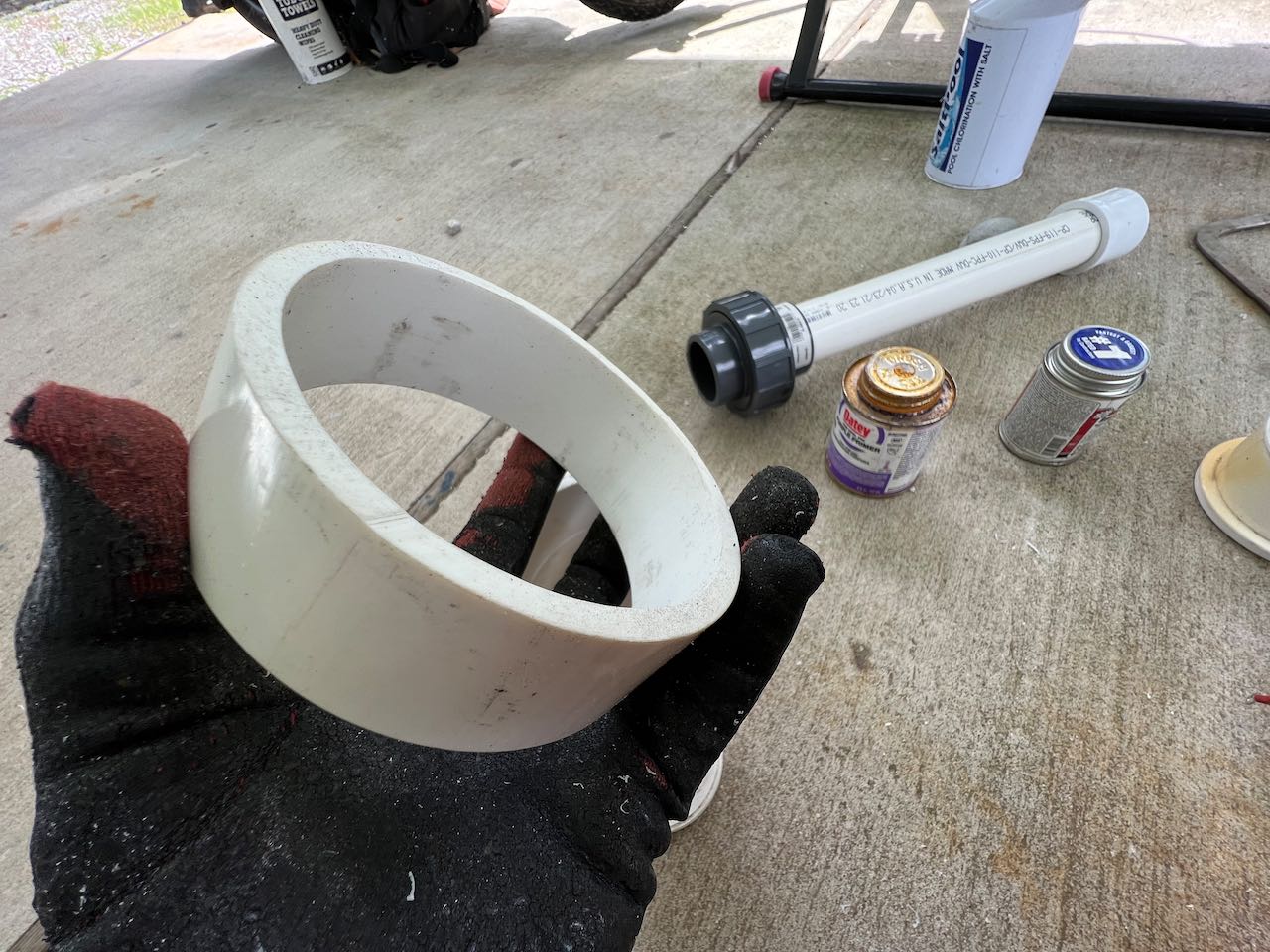 freshly minted coupler (which is likely too stubby)