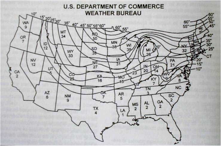 Frost Line Map