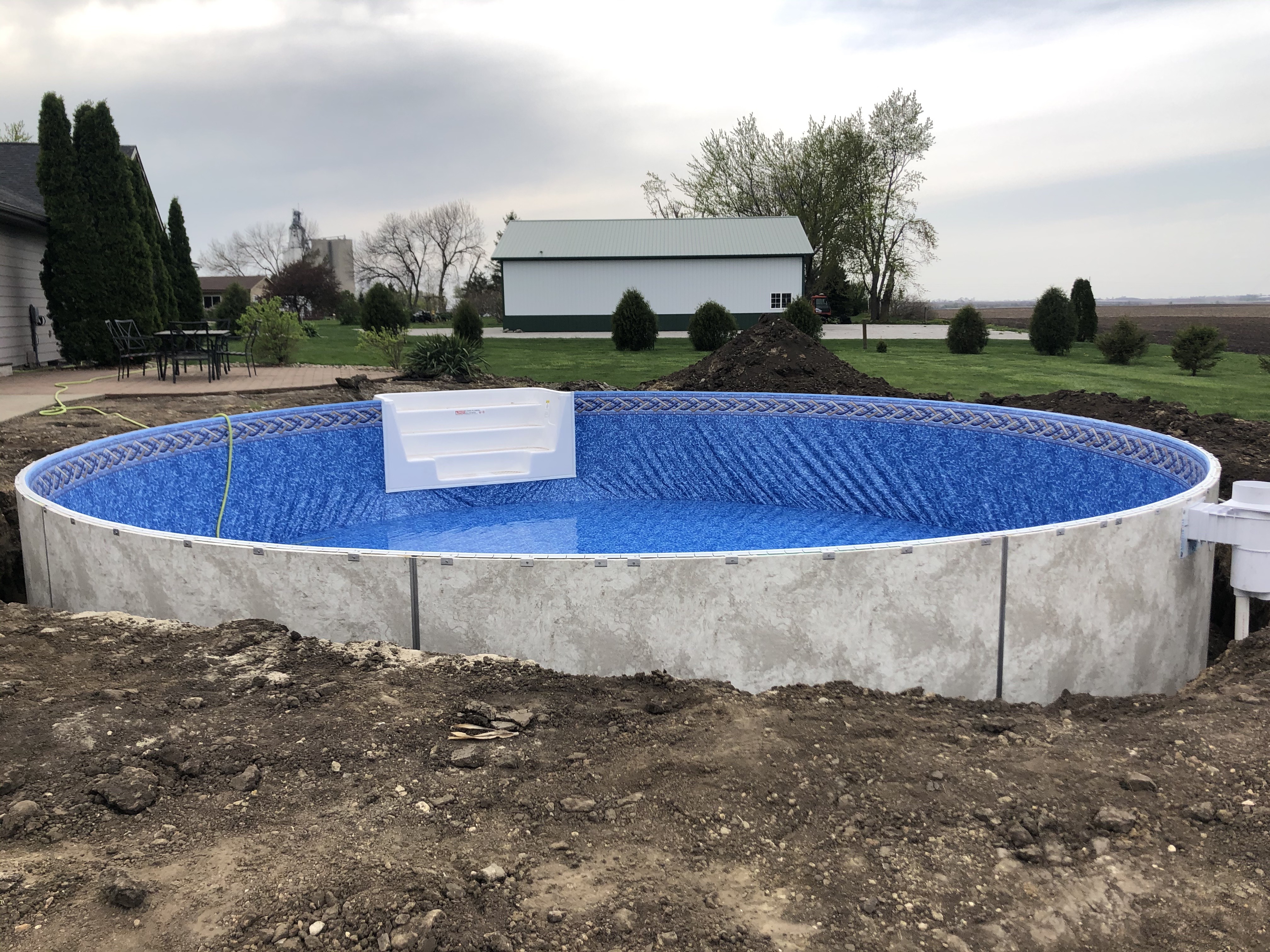 Installed and ready for concrete collar and electrical 2