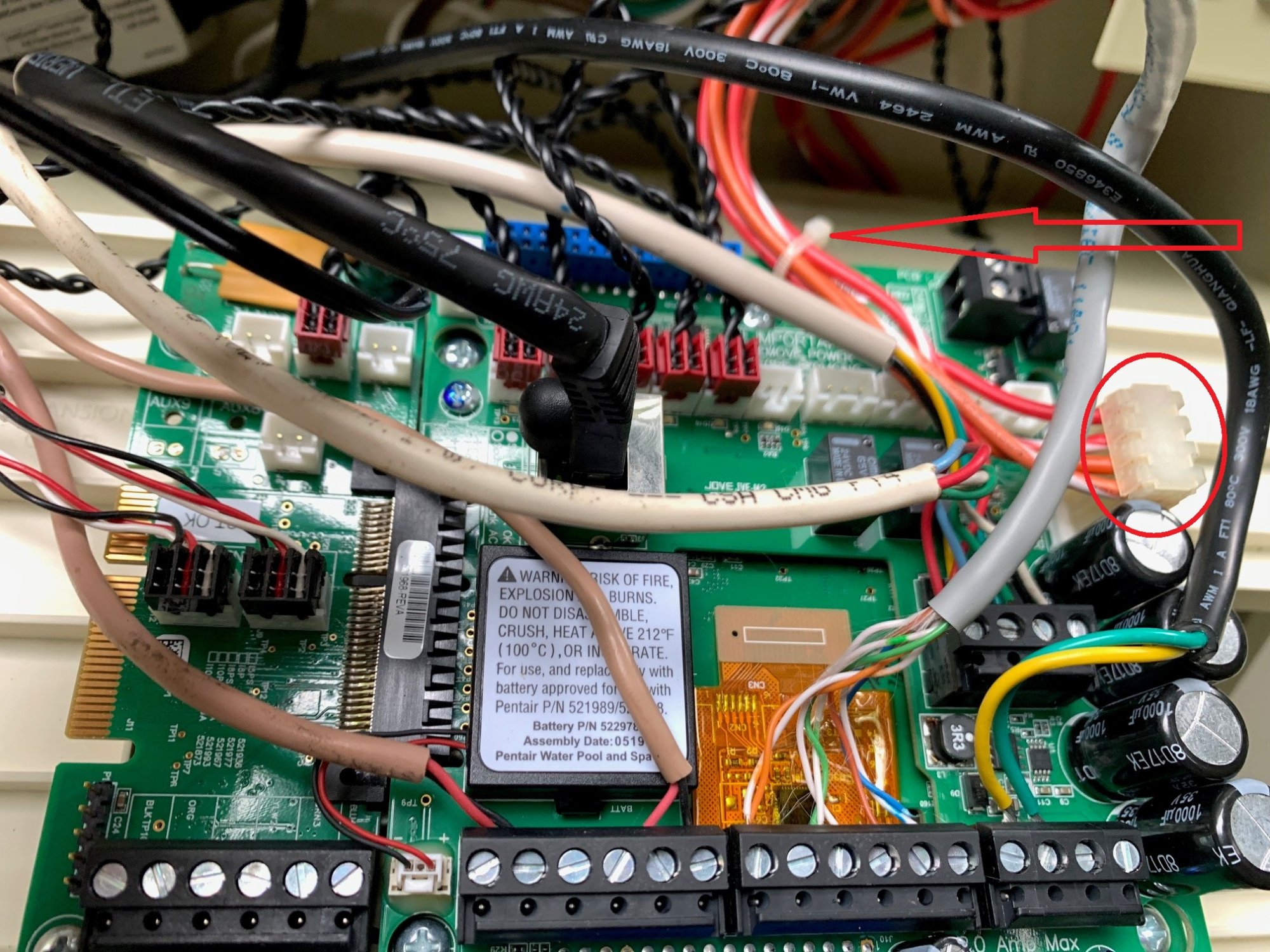 IntelliCenter Board Connections power circled.jpg
