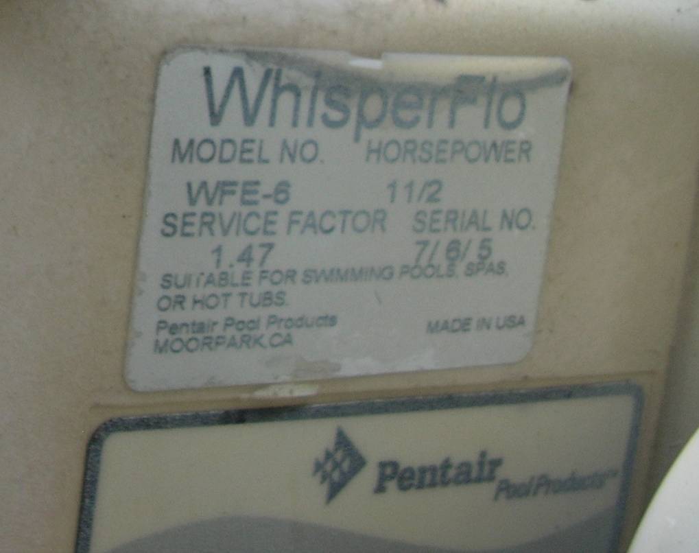 Main pool pump Whisperflo Model WFE-6.jpg