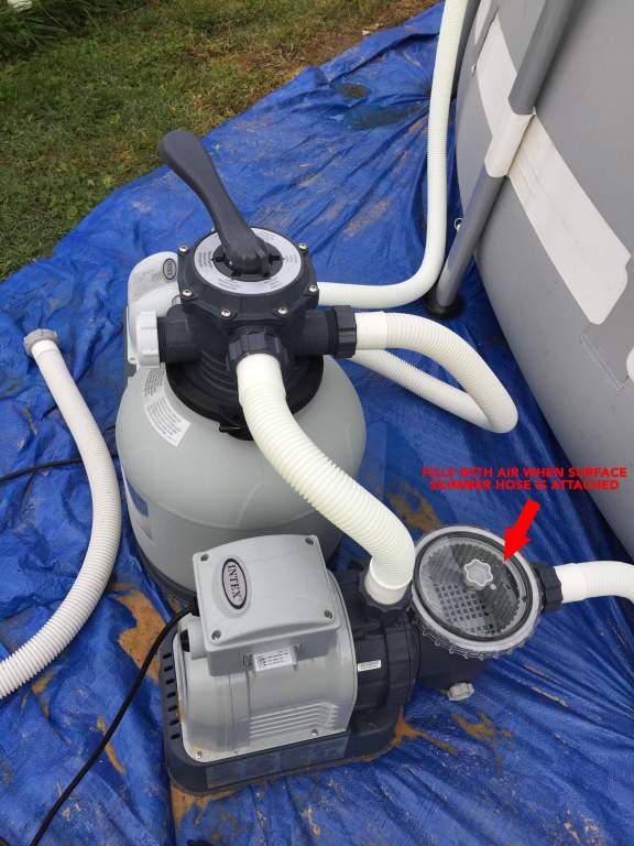 Intex sand pool shop pump