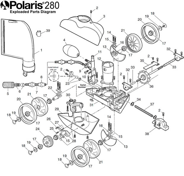 Polaris 280 parts
