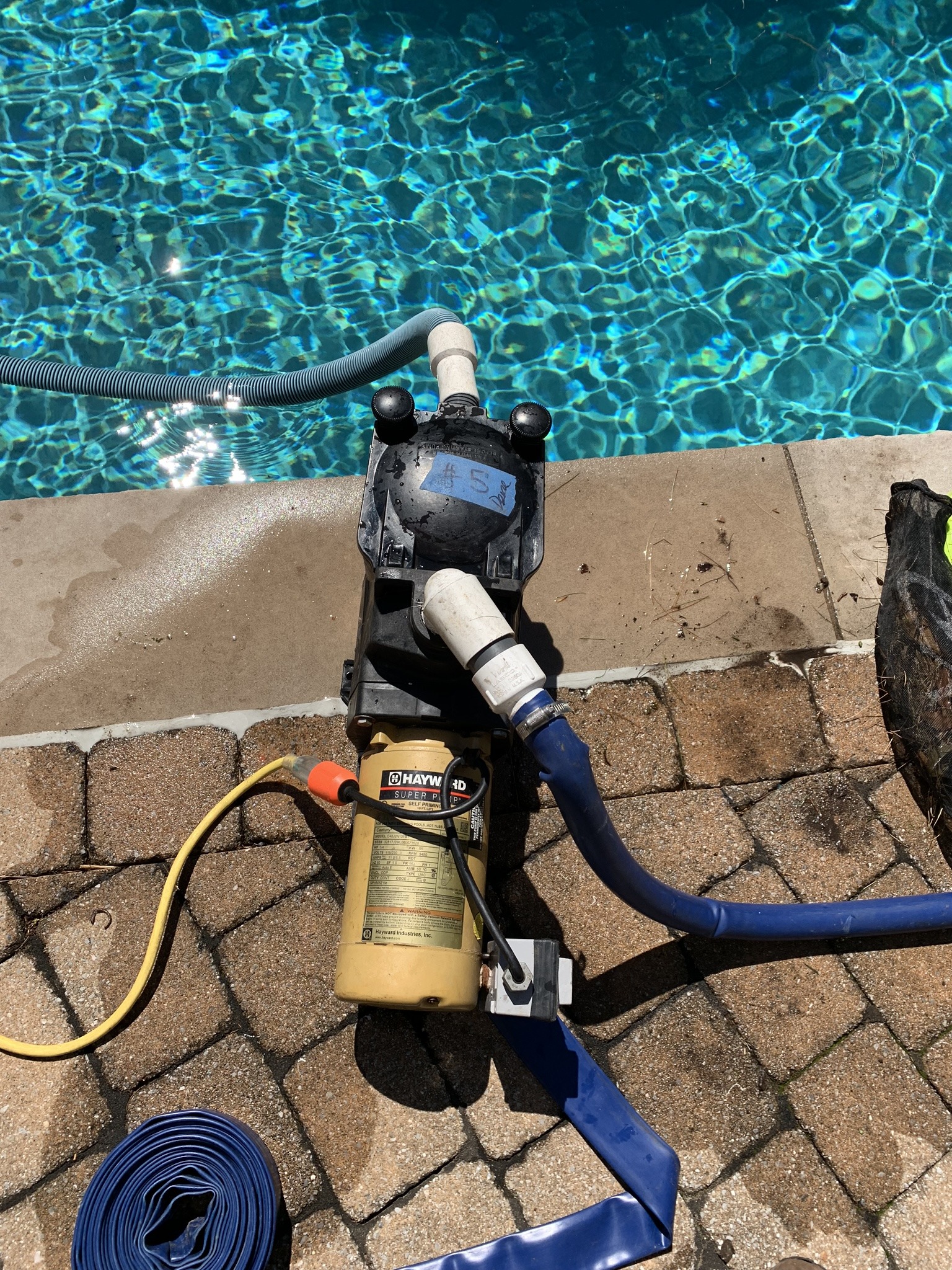 Pool Vacuum Rig