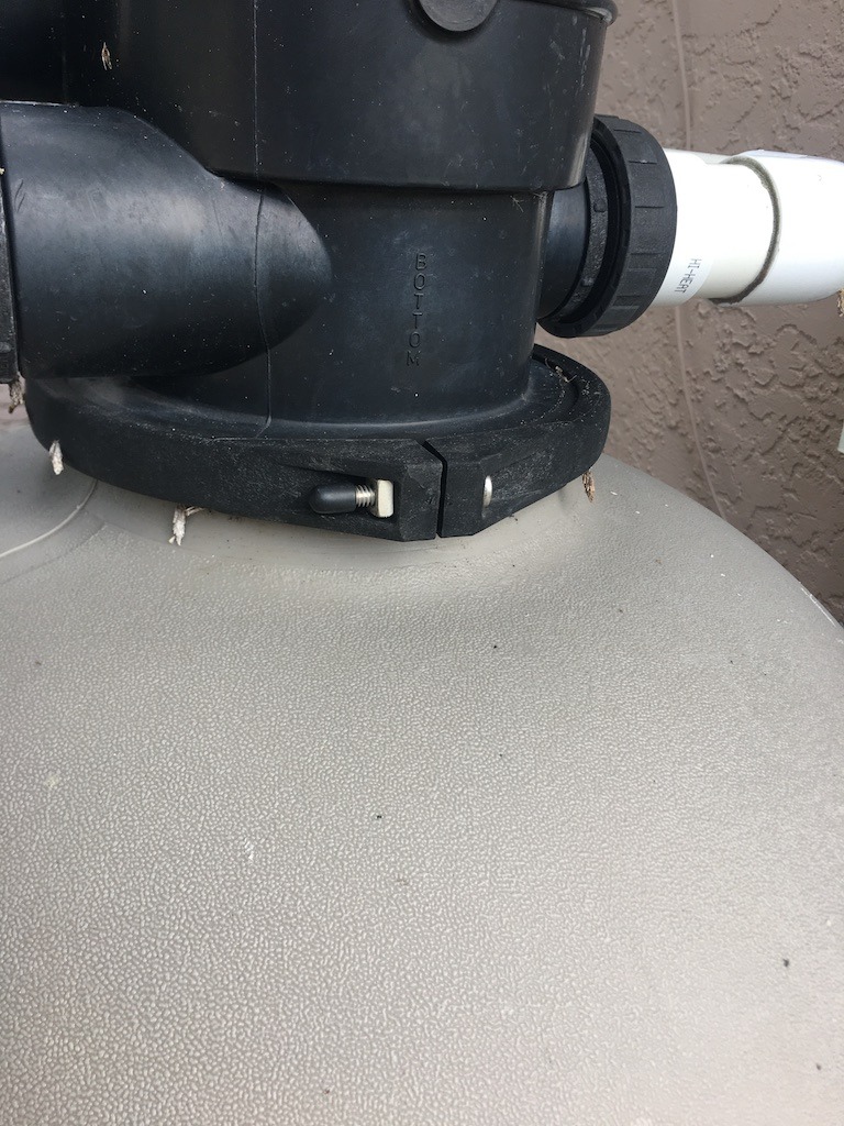 Sand Filter Leak.JPG