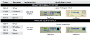 Pentair EasyTouch to IntelliTouch Upgrade Kits.png